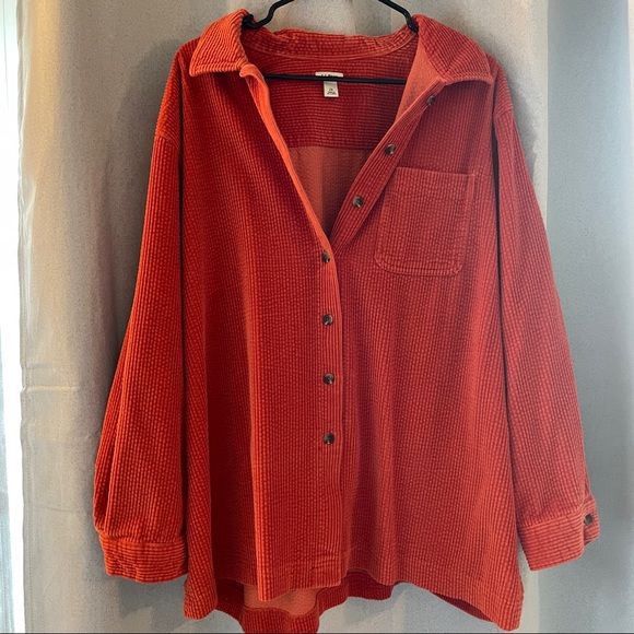 L.L. Bean Tops - Vintage L.L. Bean Corduroy Button Down Shirt Jacket Shacket